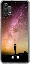 6F hoesje - geschikt voor Samsung Galaxy A32 5G -  Transparant TPU Case - Watching the Stars #ffffff