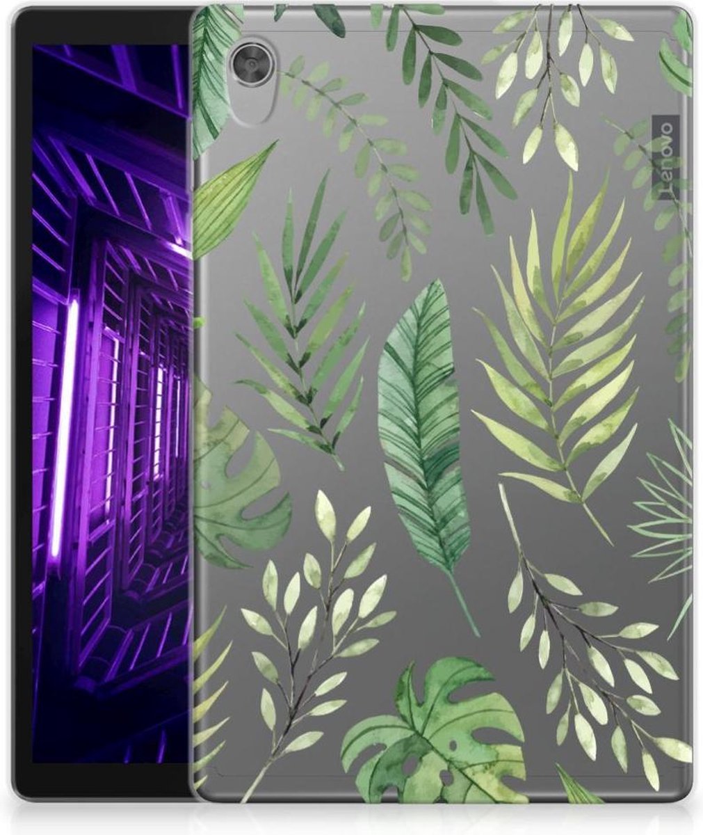 Lenovo Tab M10 HD (2de generatie) Siliconen Hoesje Leaves