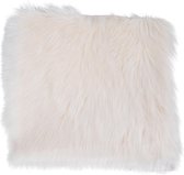 Lambskin Seat Artificial - Artificial lambskin in ivory 40x40 cm