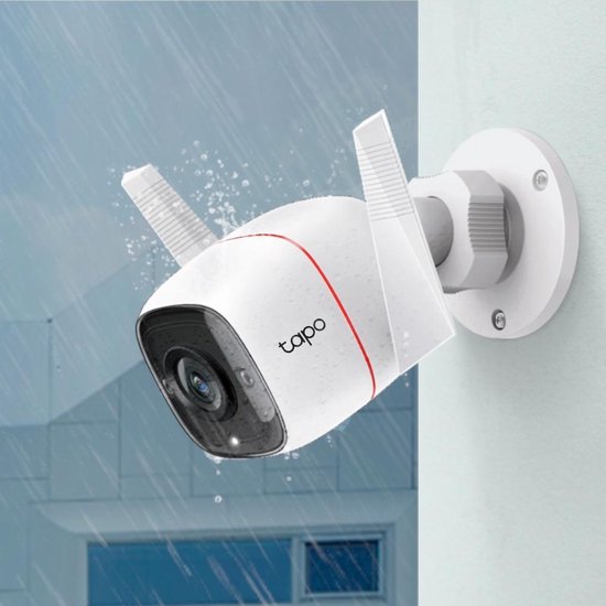 TP-Link Tapo C310 - Beveiligingscamera voor Buiten - 2K - Sterrenlicht-nachtzicht Home Security Wi-Fi - Wit - TP-Link