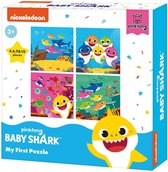 Baby Shark Mijn Eerste 4 in1 Puzzel 4-16 Stukjes