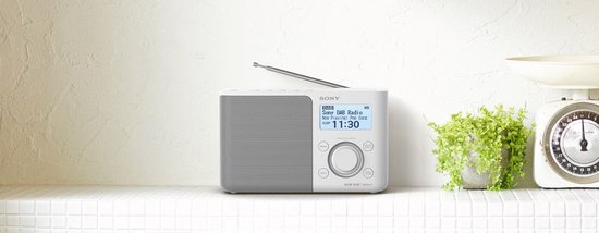 Sony XDR-S61D - DAB+ Radio - Wit