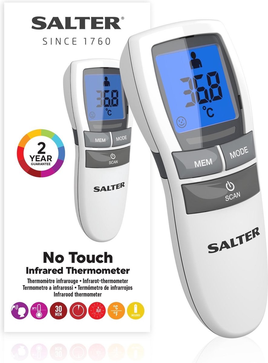 Salter - Infrarood voorhoofdthermometer | bol.com