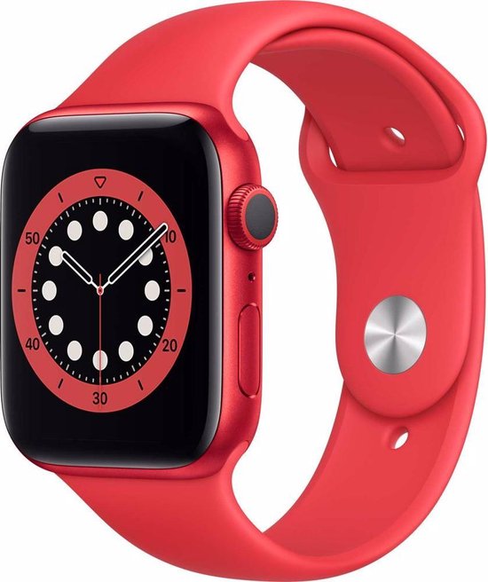 Apple Watch Series 6 - 44 mm - Rood | bol.com