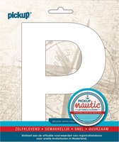 Pickup Nautic plakletter 150mm wit P