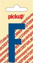 Pickup plakletter Nobel 60 mm blauw F - 31052060F