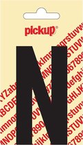 Pickup plakletter Nobel 90 mm zwart N - 31002090N