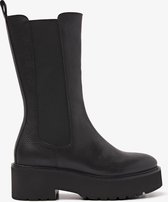 VIA VAI Bobbi Matt Chelsea Boots - Hoge Laarzen - Zwart - Maat 38