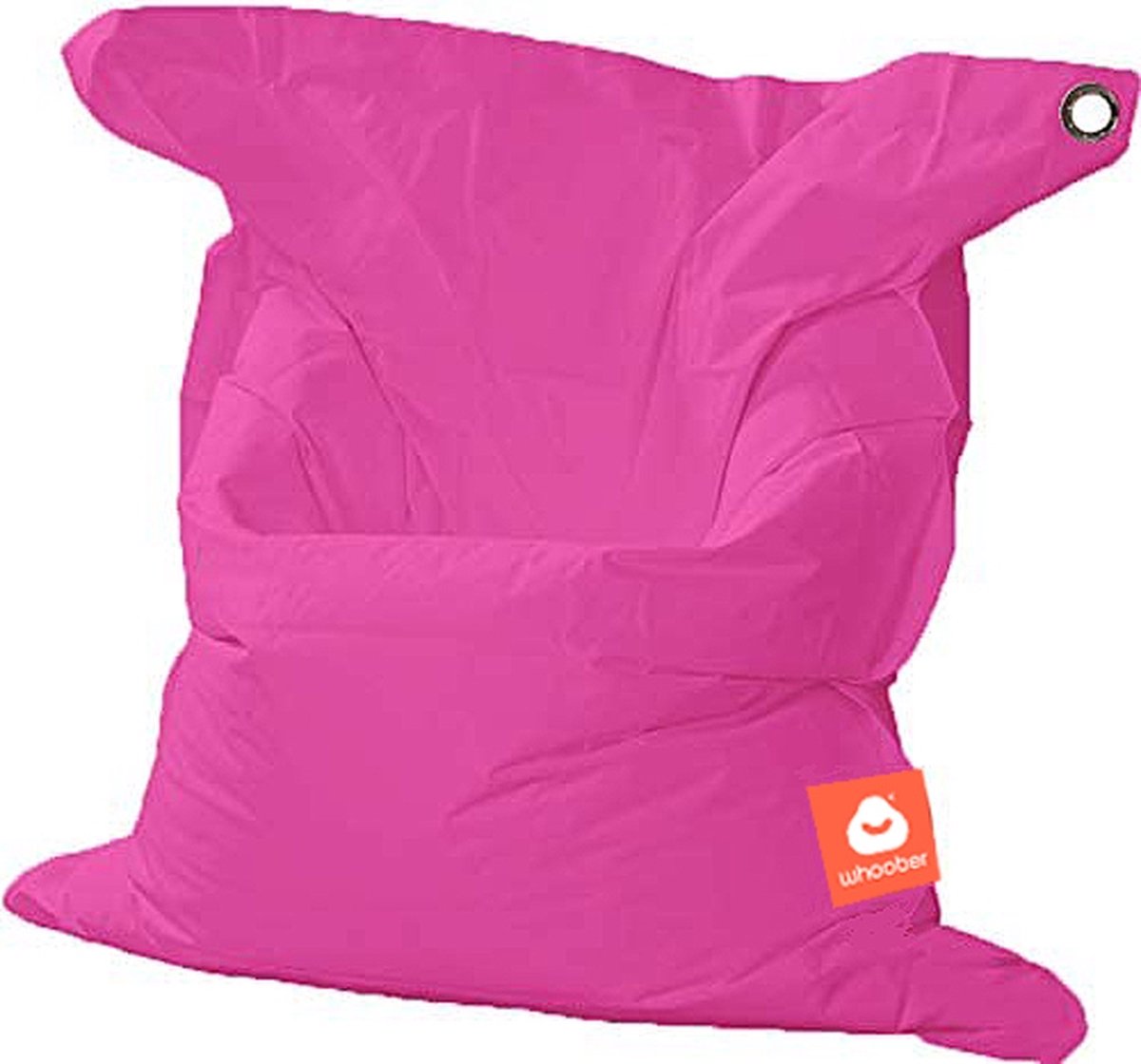 Whoober rechthoek zitzak St. Tropez XL outdoor fuchsia - Wasbaar - Voor binnen en buiten
