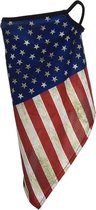 Gezichtsbedekking sjaal - Amerikaanse vlag Vintage