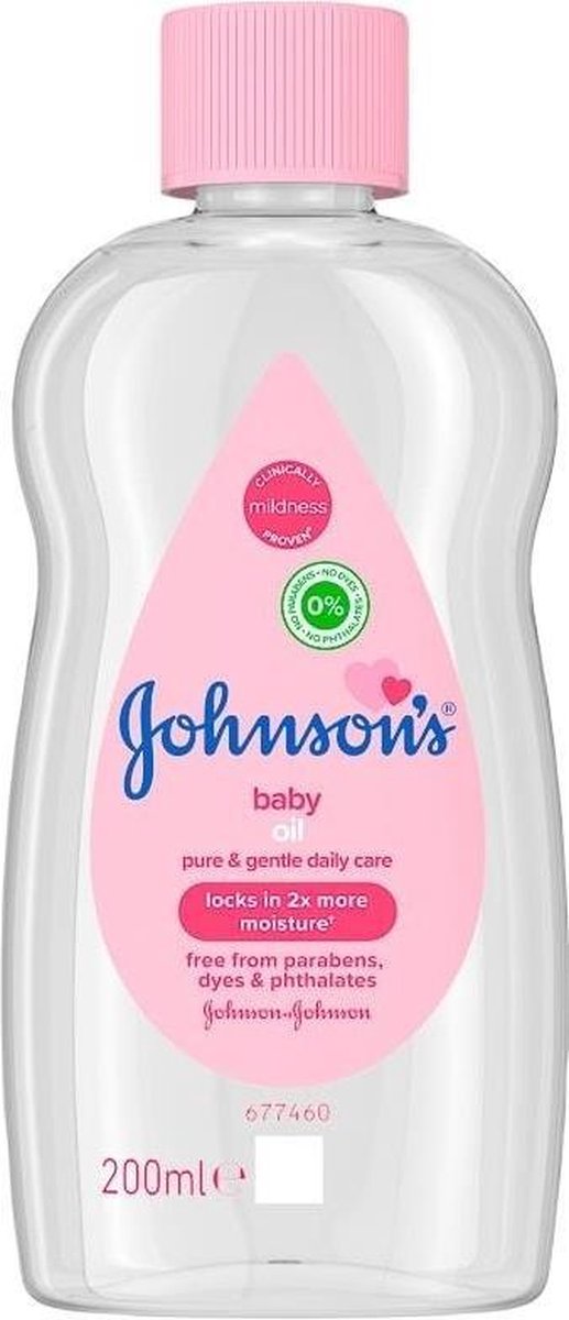 Johnson's Baby Olie 3 x Normaal 200ml- Voordeelverpakking van Johnson's — afbeelding 2
