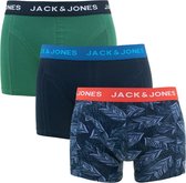 JACK & JONES JACBLUE LEAVES TRUNKS 3 PACK LTN Heren Onderbroek - Maat M