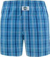DEAL boxershort ckeck kleine ruit blauw 192178