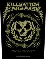 Killswitch Engage Rugpatch Skull Wreath Zwart