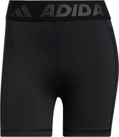 adidas Techfit Short 4'' Tight Dames - Sportbroeken - zwart - maat XS