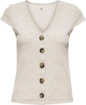 ONLY ONLNELLA S/S BUTTON TOP NOOS JRS Dames Top - Maat L