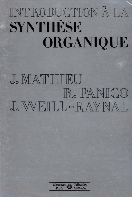 Introduction à la synthèse organique - cover