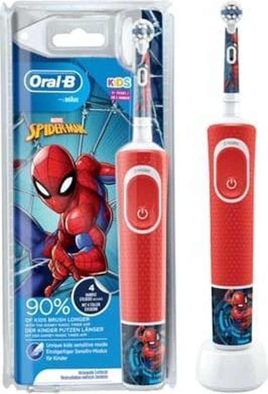 lichten Sturen kaart Braun Oral-B Vitality 100 Spiderman CLS Kind Multi kleuren | bol.com