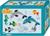 Hama Strijkkralen Dolfijnen Set 2000 Stuks