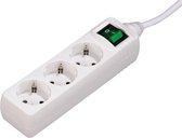 Hama Distribution Panel 3 Sockets With Switch White 1.4 M