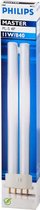 Philips 2010078931 8711500261229 Spaarlamp PL-S Kleur 840 4-p 11w