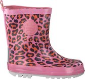 Regenlaarzen | Meisjes | leopardo pink | Textiel | Shoesme | Maat 23