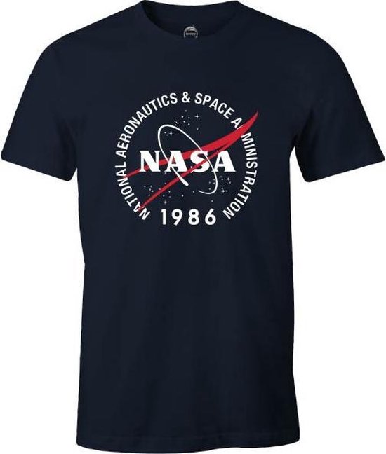 NASA - T-shirt Noir Hommes 1986 - S