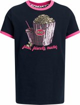 WE Fashion Meisjes T-shirt met embroidery en pailletten