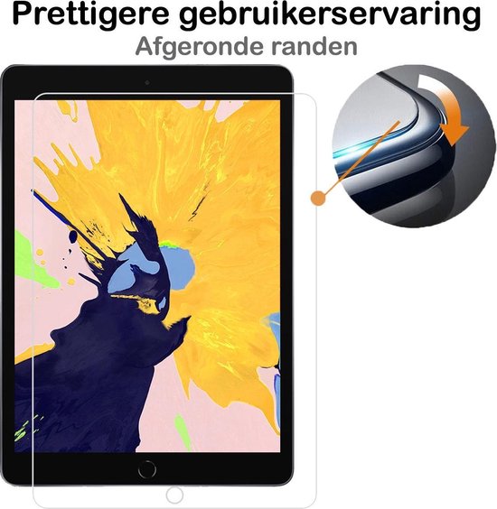 Hoes Geschikt voor iPad 10.2 2019/2020 Hoes Toetsenbord Hoesje Keyboard Case Cover Met Screenprotector - Hoesje Geschikt voor iPad 7/8 Hoes Toetsenbord Case - Zwart - BTH
