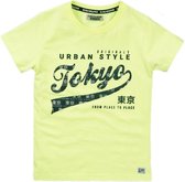 DJ Dutchjeans Shirt 'Tokyo' Neon Geel Maat 92