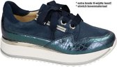 Softwaves -Dames -  blauw donker - sneakers  - maat 36