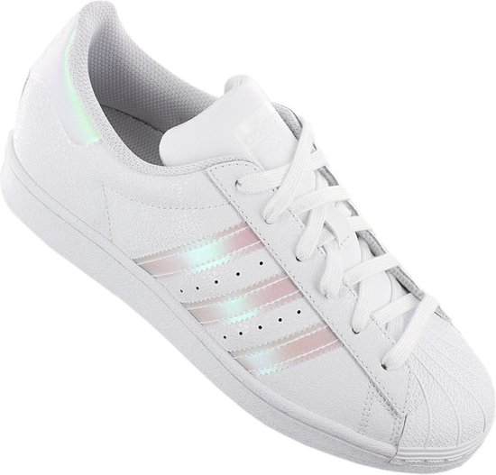 adidas Originals Superstar J - Dames Sneakers Sport Casual Schoenen Wit  FW0813 - Maat... | bol.com