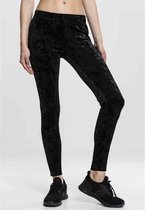 Urban Classics Legging -L- Velvet Zwart