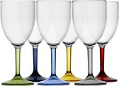 16704 - Party Wine Cup -  Colours Base - 6 pc