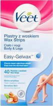 Veet - Easy-Gelwax Plasters From Wax To Hair Removal 40Pcs