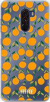 6F hoesje - geschikt voor Xiaomi Pocophone F1 -  Transparant TPU Case - Oranges #ffffff