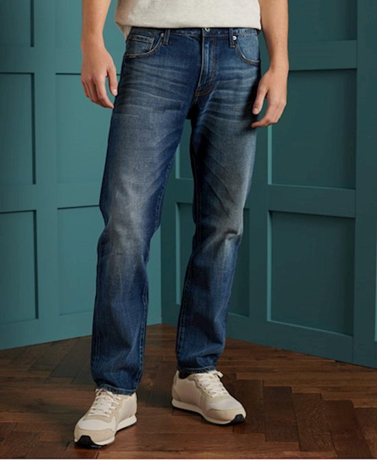 Superdry Heren Tailored jeans met rechte pijpen | bol.com