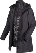 Regatta Outdoorjas 3-in-1 Denbury Dames Polyester Zwart Maat 48