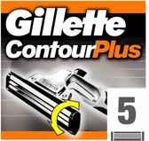 Bol.com Gillette Contour Plus Refill - 5 navulmesjes aanbieding
