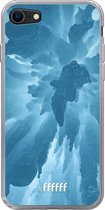 6F hoesje - geschikt voor iPhone SE (2020) - Transparant TPU Case - Ice Stalactite #ffffff