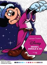 Coloriages Mystères Disney Mickey, Donald & Co Coloring Book - Hachette Heroes - Kleurboek voor volwassenen