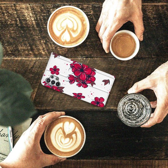 Coque Smartphone Samsung Galaxy A32 Mobile Cover Blossom Red