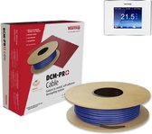 5m² DCM-PRO Vloerverwarming kabel voor 5m² + gratis WARMUP 4ie Slimme WiFi thermostaat | 750W | o.a. Tegels | Levenslange garantie