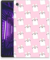 Tablethoesje met foto Lenovo Tab M10 Plus TPU Case Sleeping Cats met doorzichte zijkanten