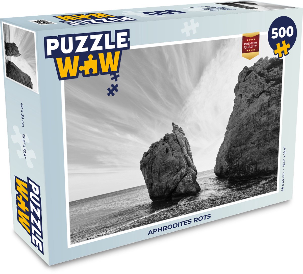 Afbeelding van product Puzzel 500 stukjes Uitsneden Cyprus - Aphrodites rots - PuzzleWow heeft +100000 puzzels