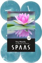 60x Geurtheelichtjes Fairy Waterlily 4,5 branduren - Geurkaarsen waterlelie bloemen geur - Waxinelichtjes