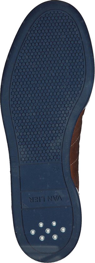 Van Lier 2117816 Volwassenen Lage sneakersVrije tijdsschoenen Kleur: Cognac  Maat: 41 - Schoenen.nl