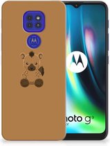 Telefoon Hoesje Motorola Moto G9 Play | E7 Plus Siliconen Hoesje met Naam Baby Hyena