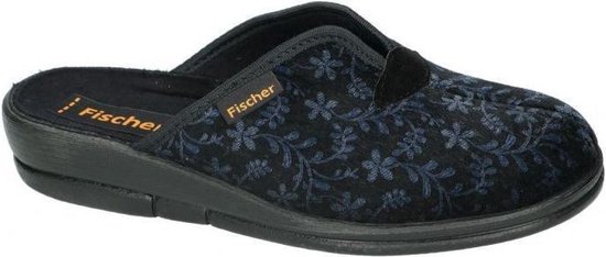 Fischer -Dames - blauw donker - pantoffels - maat 37