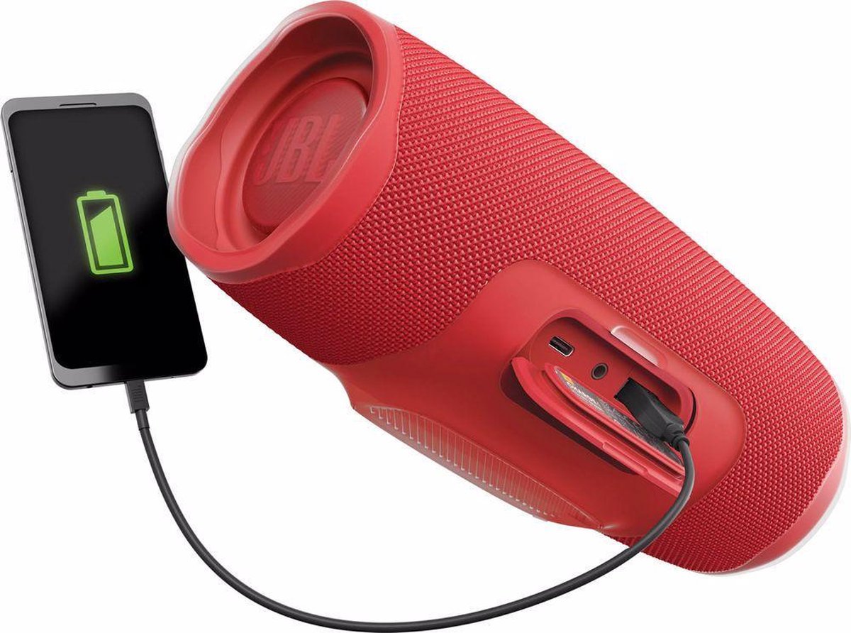 JBL Charge 4 Rood - Draagbare Bluetooth Speaker | bol.com